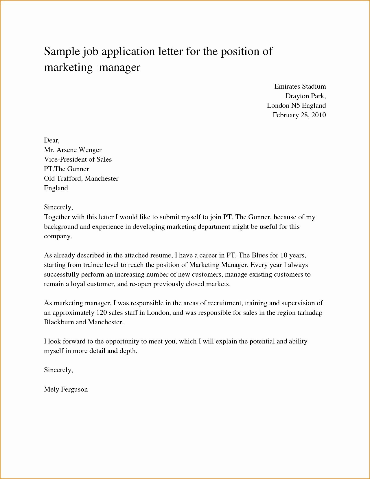 Cover Letter Examples U Debandje in sizing 1279 X 1654