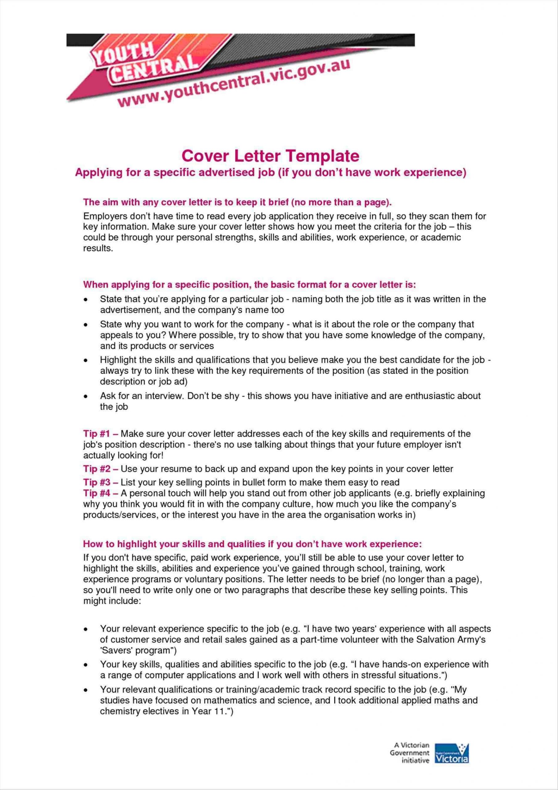 Cover Letter For A Specific Job Cover Letter Template in measurements 1899 X 2687