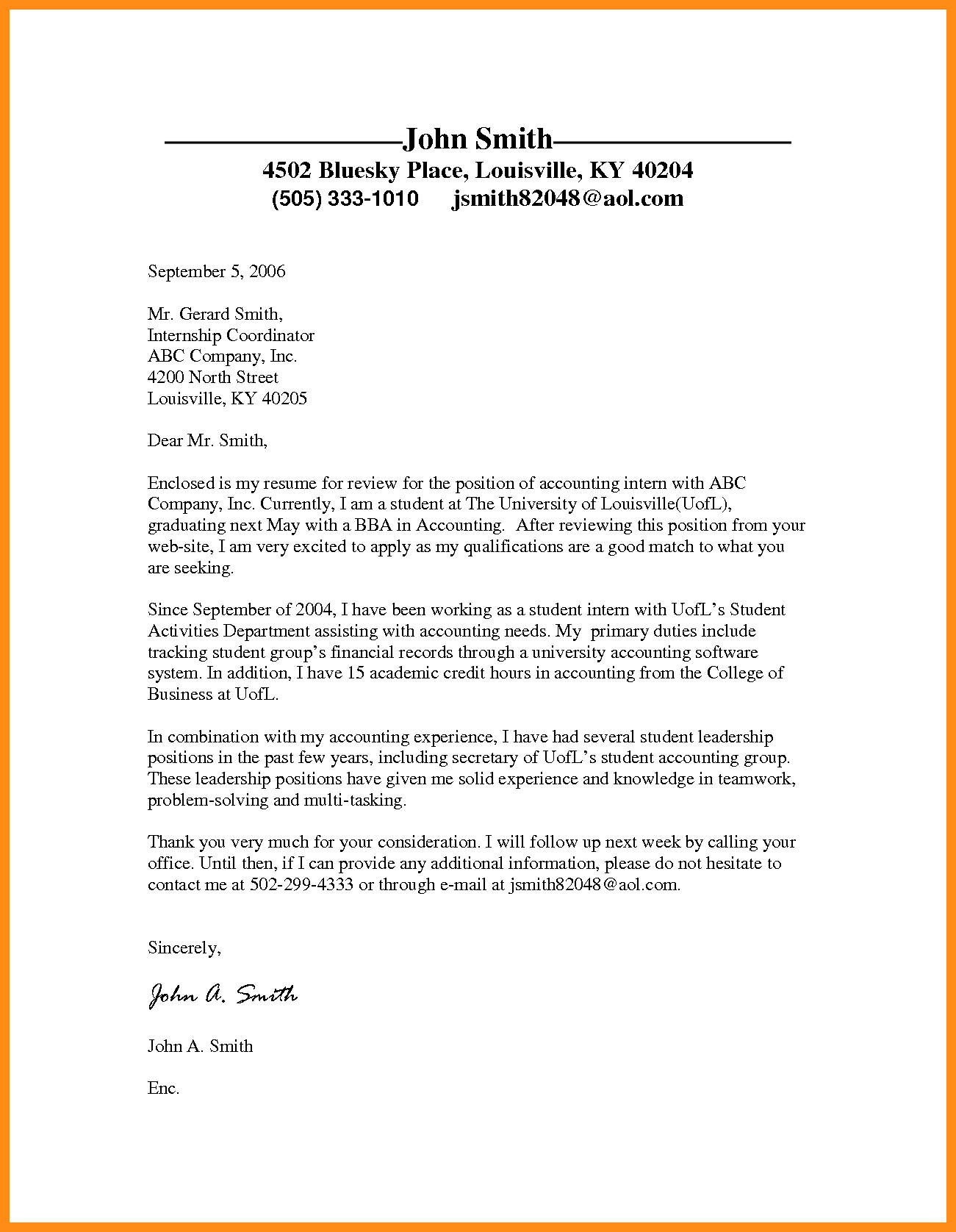 Cover Letter For Placement Students Sample Cover Letter pertaining to proportions 1301 X 1676