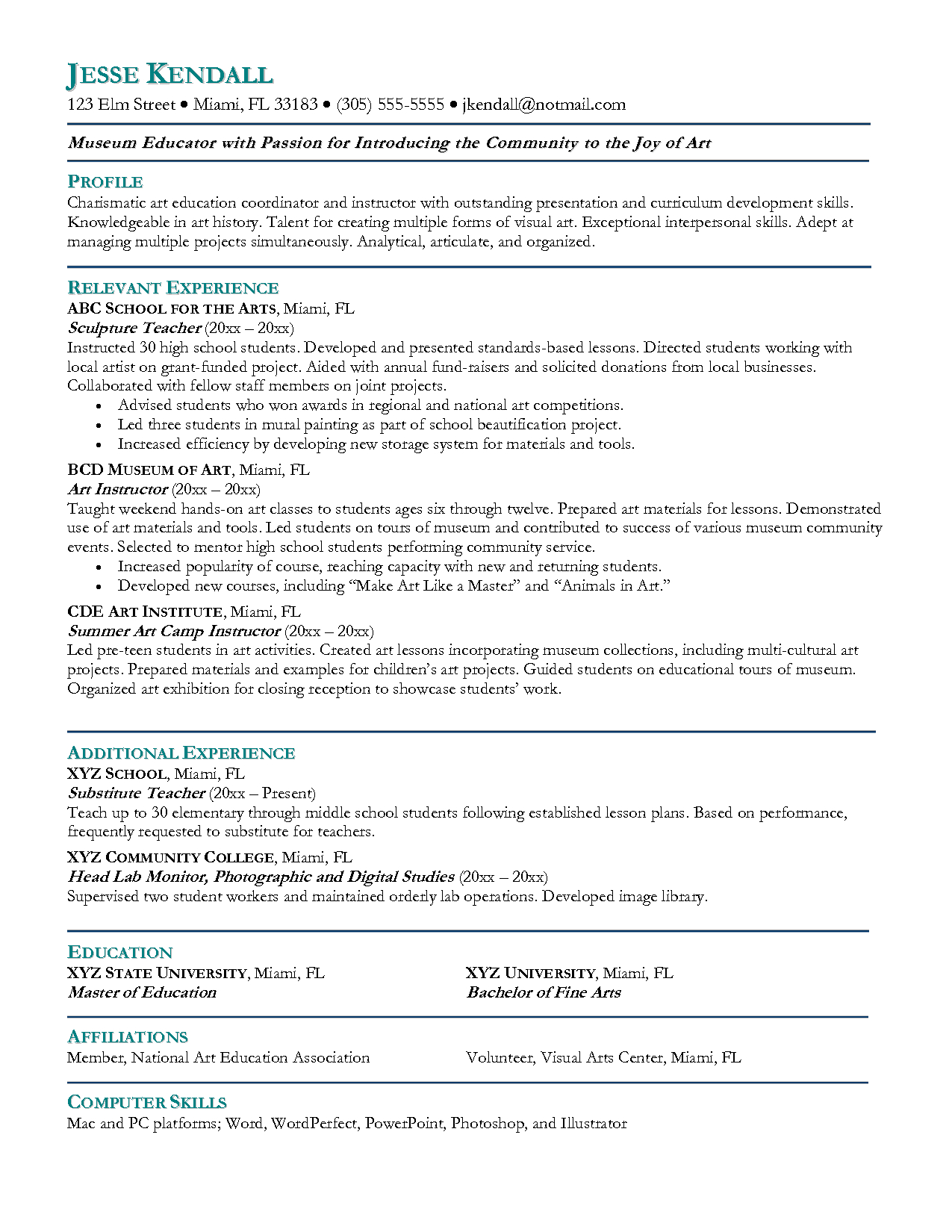 Cover Letter For Teacher Application Resume Example Sample in proportions 1275 X 1650