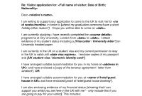 Cover Letter For Uk Student Visa Official Financial Sponsor with regard to sizing 1240 X 1754