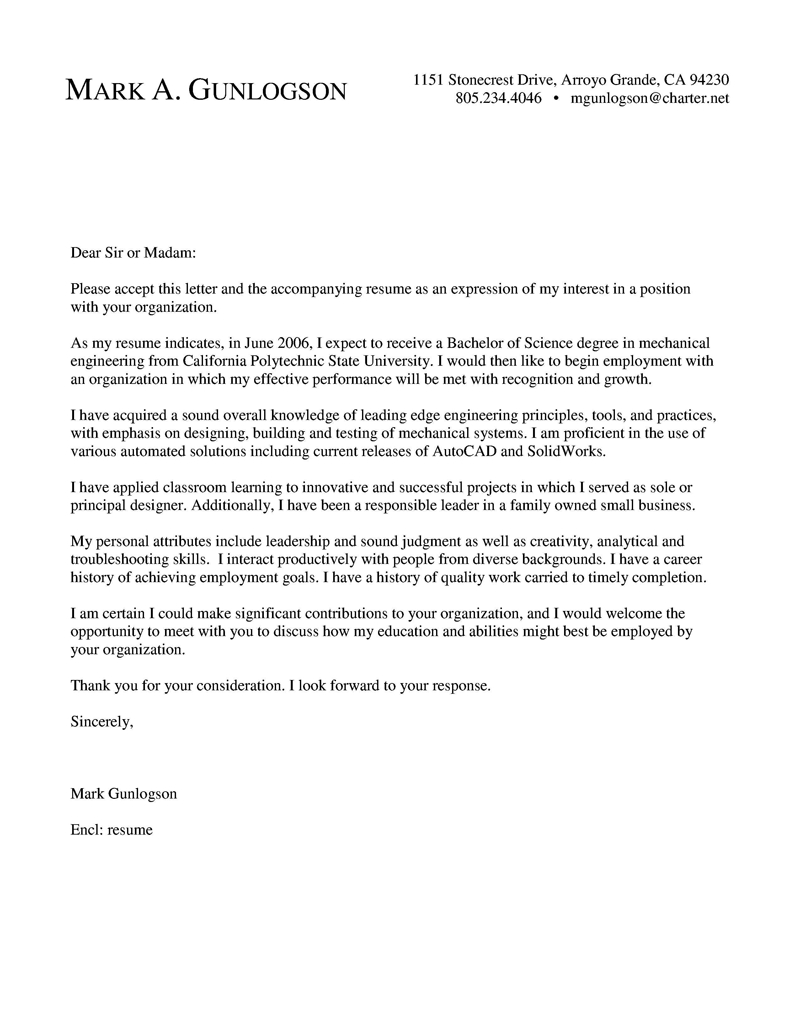 Cover Letter Mechanical Engineer Cover Letter Sample with regard to measurements 800 X 1035