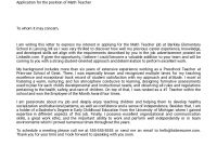 Cover Letter Teacher Example Invazi for size 1240 X 1754