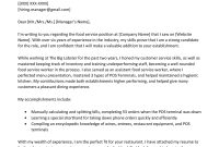 Cover Letter Template Kitchen Manager inside dimensions 800 X 1132