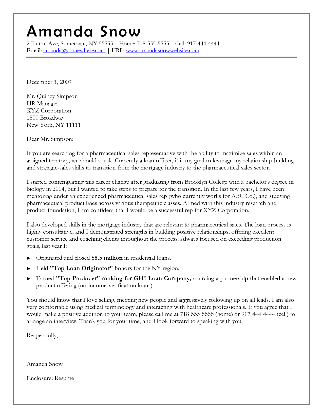 Cover Letter Template When Changing Careers Cover Letter for proportions 1275 X 1650