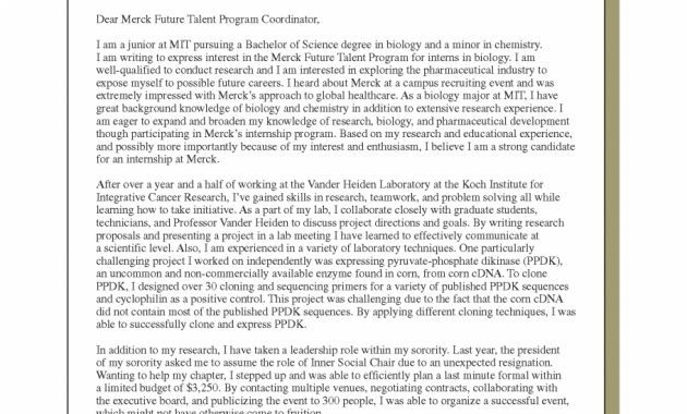 Cover Letters Mit Career Advising Professional Development intended for sizing 910 X 1200