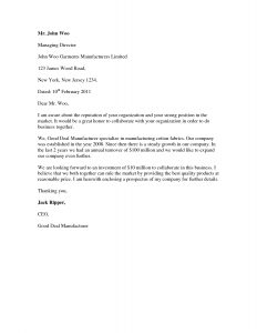 Covering Letter Example Standard Cover Letter With Cvsimple in sizing 1275 X 1650