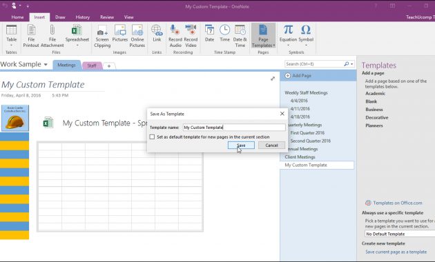 Create A Template In Onenote Tutorial Teachucomp Inc inside sizing 2003 X 1122