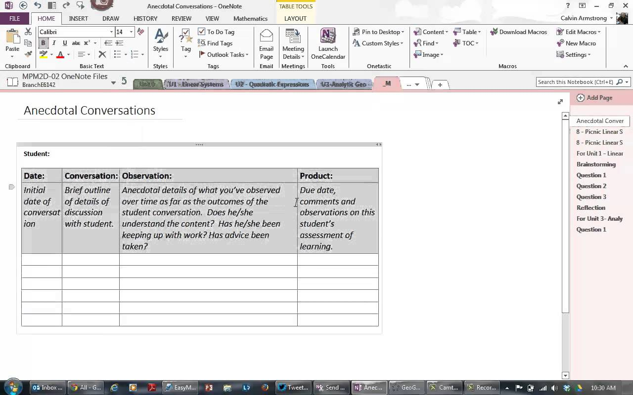 Creating Templates In Onenote Officetutes intended for size 1280 X 800