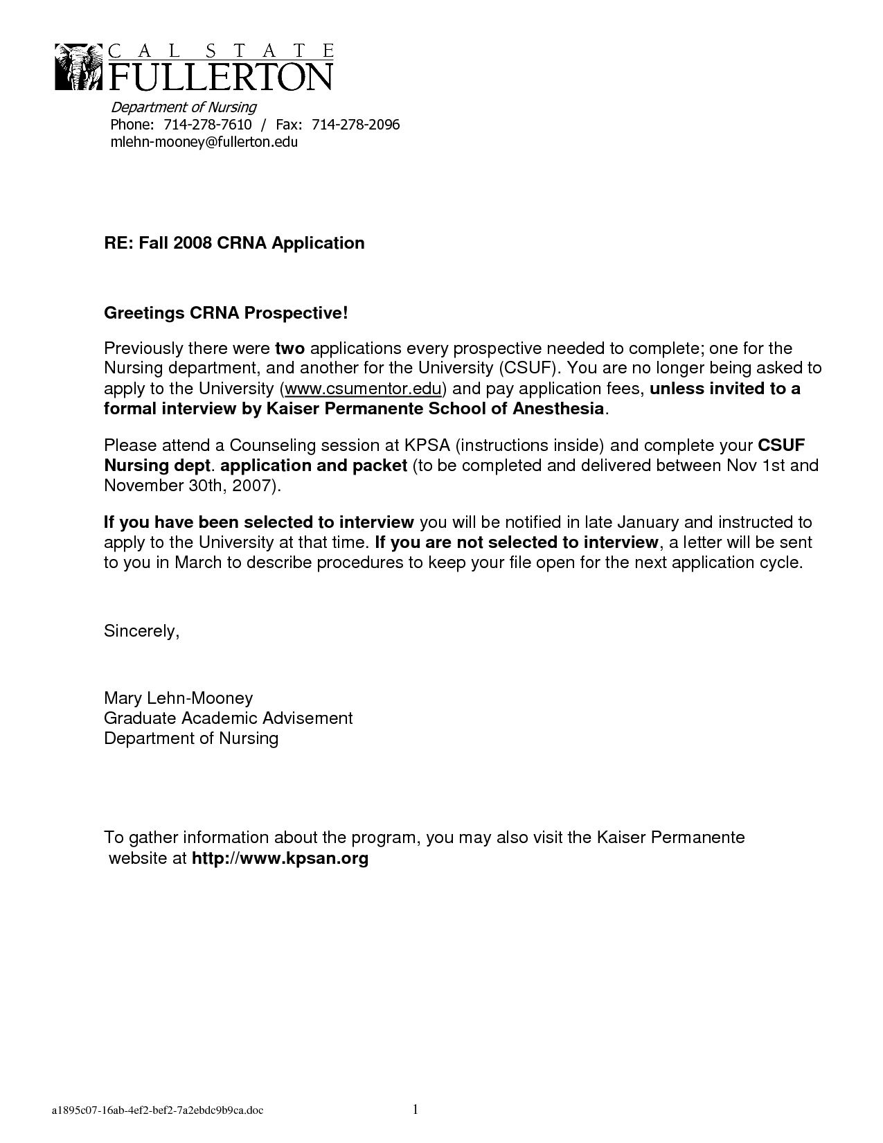 Crna Recommendation Letter Akali pertaining to proportions 1275 X 1650