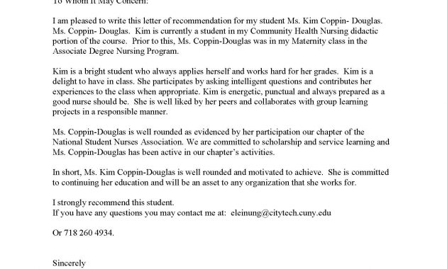 Cuny Letter Of Recommendation Caflei with regard to sizing 1692 X 2200