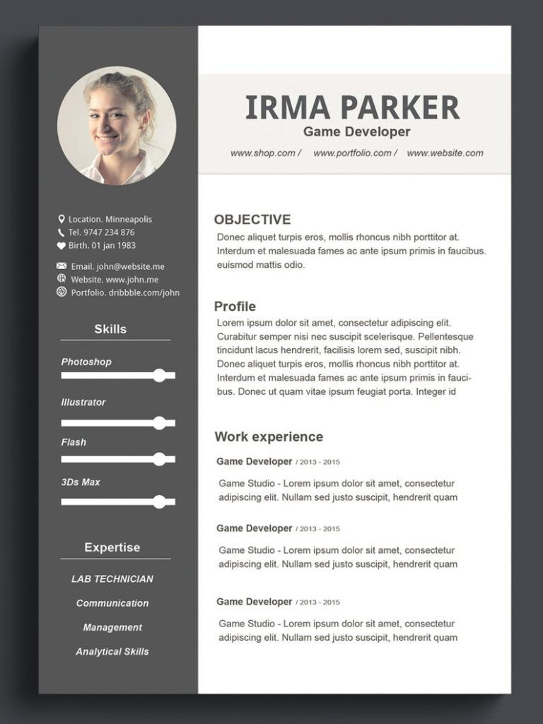 Custom Resume Template Word Resume Template Cv Template for proportions 768 X 1025