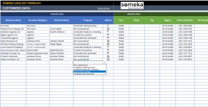 Customer Tracking Spreadsheet Excel Akali for sizing 1365 X 700