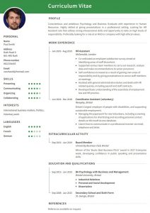 Cv Examples Use Our Templates To Professionally Format Your Cv within size 757 X 1070