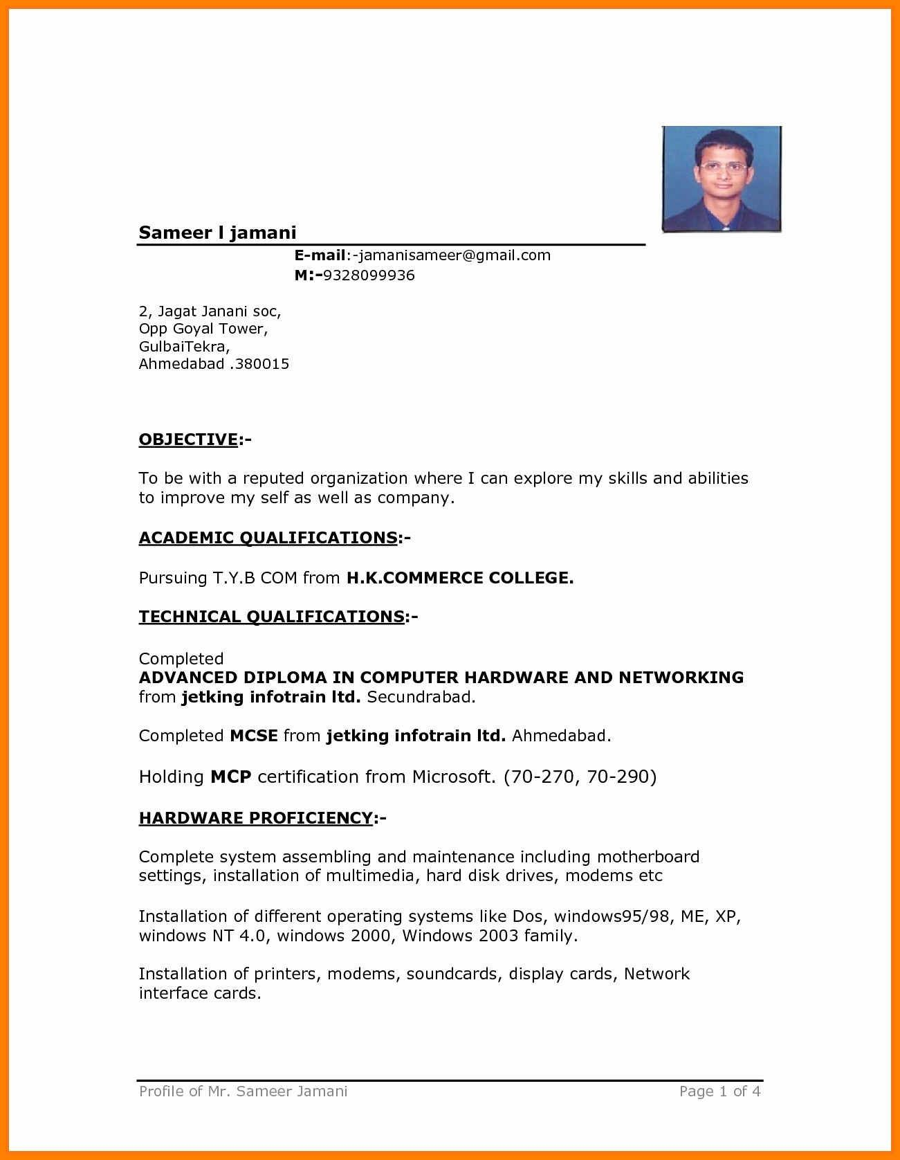 indian car driver resume format doc download