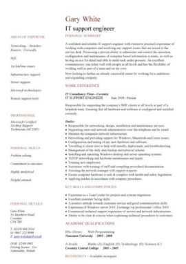 Cv Format For It Enom pertaining to measurements 270 X 382