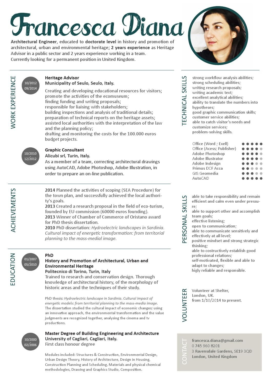 Cv Resume Conservation Architect Conservation Architect within size 1062 X 1493