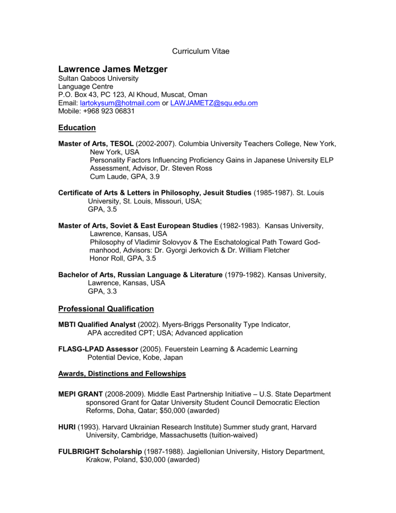 Cv Template Academic Careers for measurements 791 X 1024