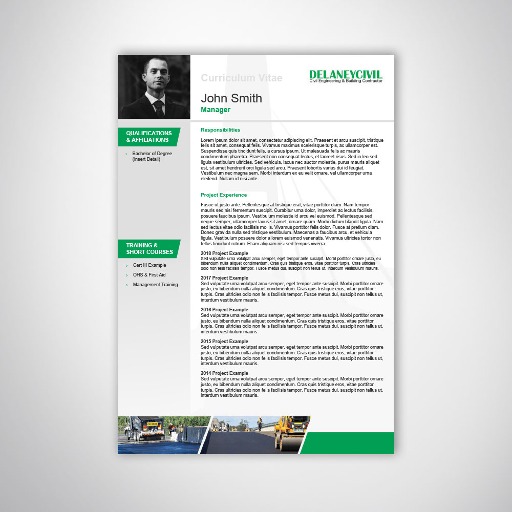 Cv Template For Tender Debandje with regard to proportions 1000 X 1000