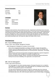 Cv Template Germany Cv Template Cv Template Doc regarding measurements 1240 X 1754