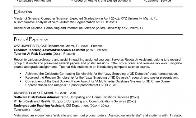 Cv Template Graduate Student Student Resume Template inside dimensions 1275 X 1650