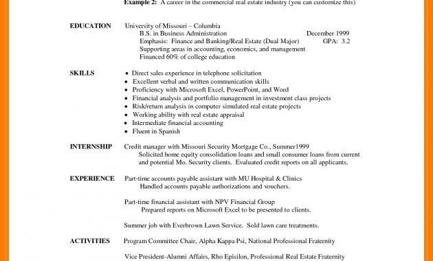 Cv Template Undergraduate Student Resume Template Cv with regard to dimensions 1329 X 1704