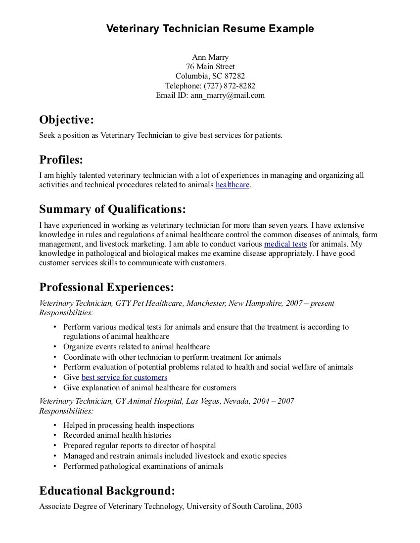 Cv Template Veterinary Student Medical Assistant Resume with regard to dimensions 849 X 1099