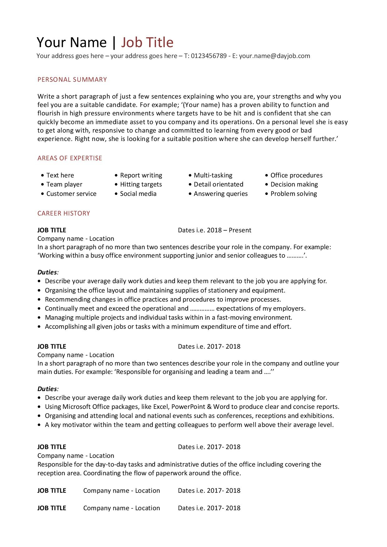 cover letter 17 year old