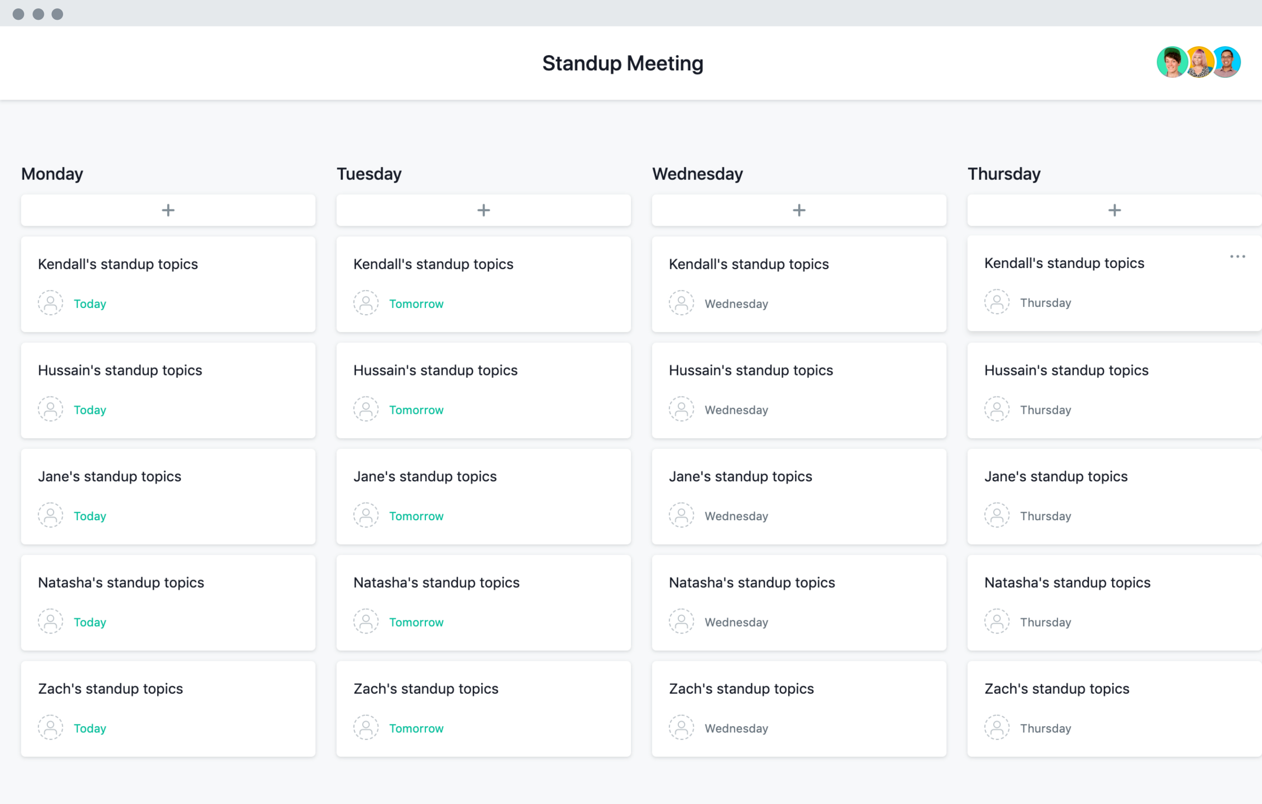 Daily Agile Standup Meetings Asana inside measurements 4800 X 3060