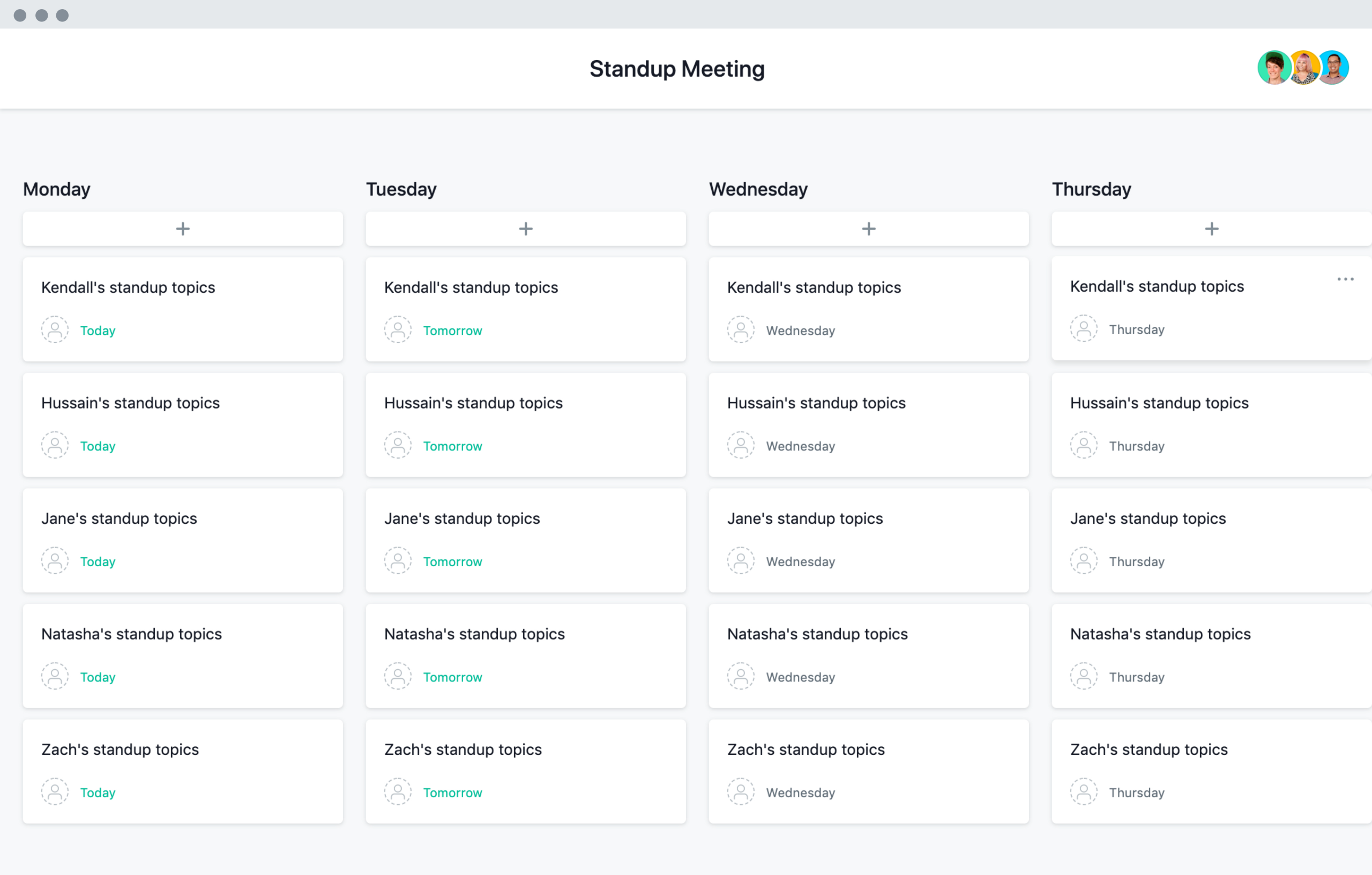 Daily Agile Standup Meetings Asana pertaining to sizing 4800 X 3060
