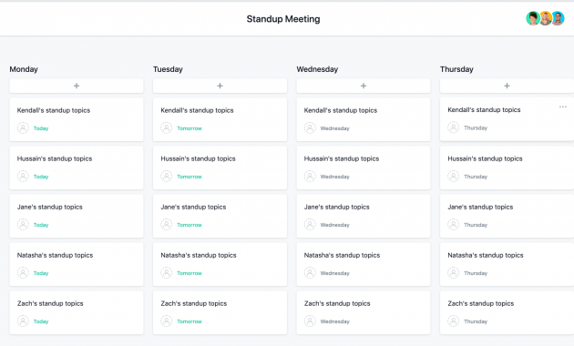 Daily Agile Standup Meetings Asana regarding sizing 4800 X 3060