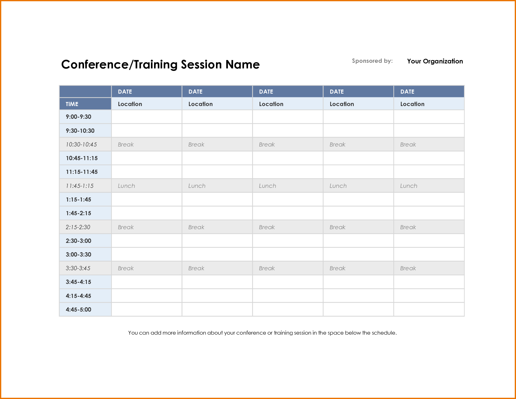 Daily Meeting Schedule Template Debandje within size 1658 X 1283