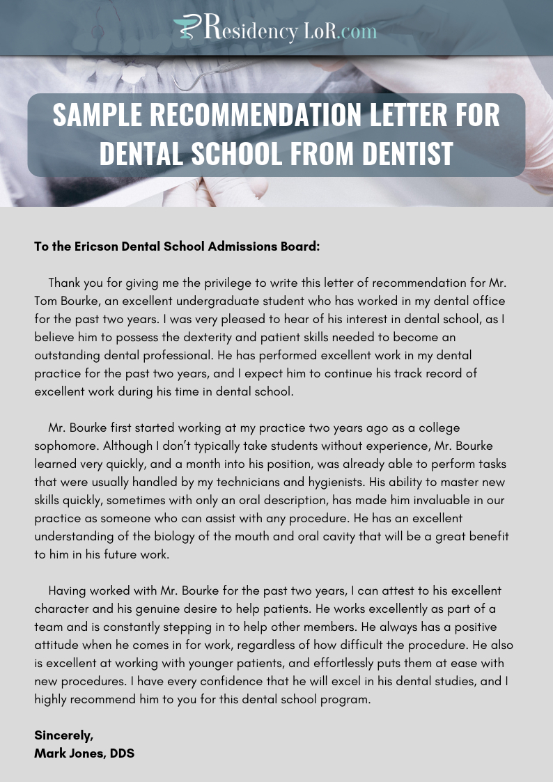 Dental Student Recommendation Letter Debandje within dimensions 794 X 1123