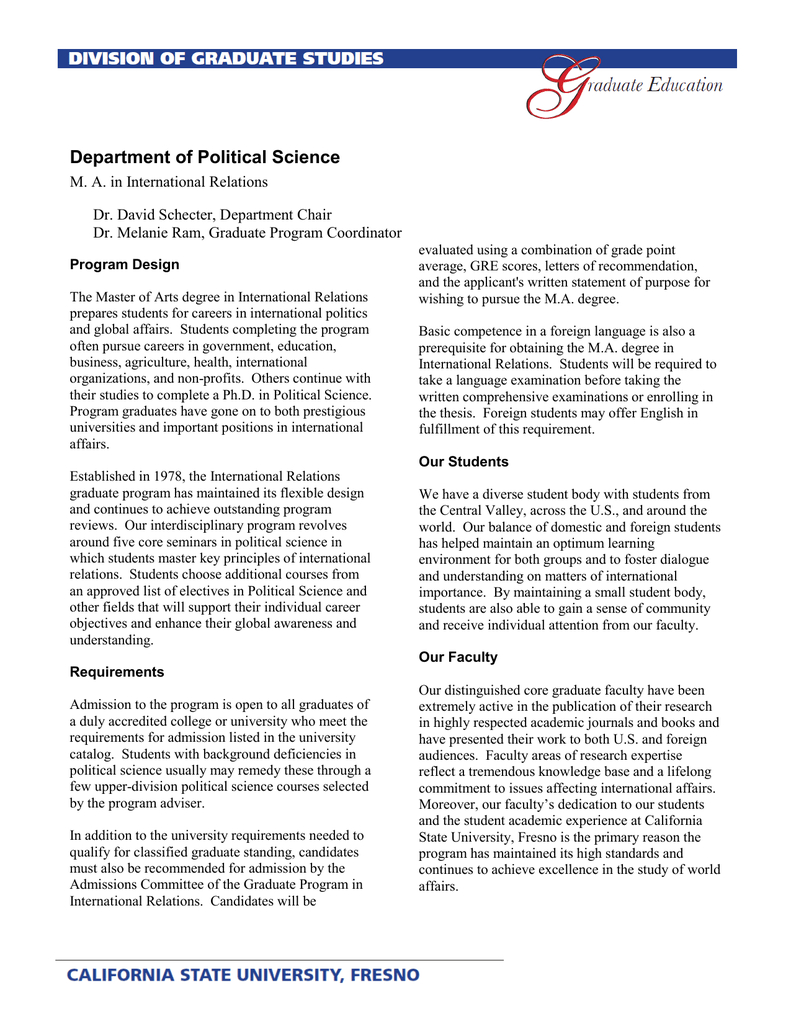 Department Of Political Science pertaining to dimensions 791 X 1024