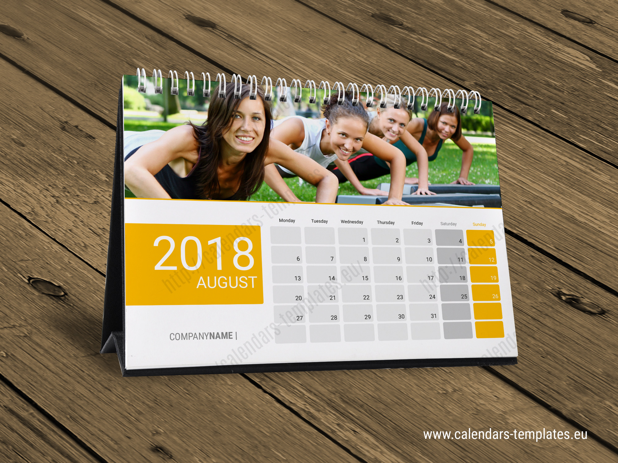 Desk Calendar Kb10 W10 Template pertaining to measurements 2000 X 1500