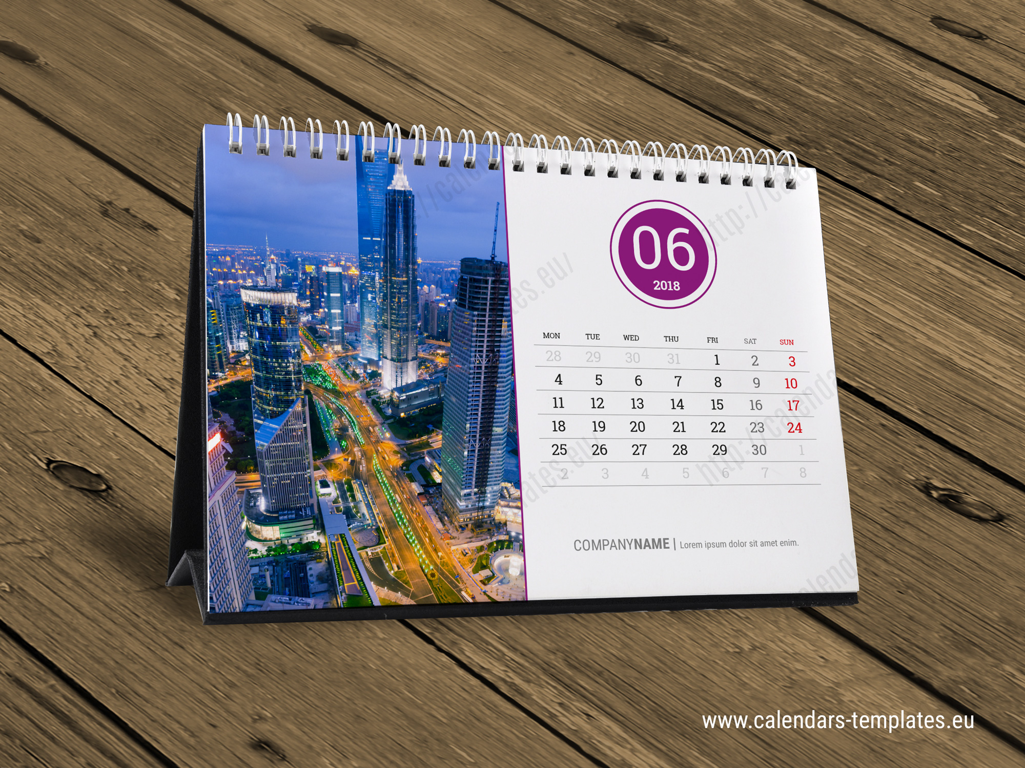 Desk Calendar Kb10 W3 Template within sizing 2000 X 1500