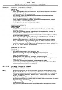 Director Engineering Resume Samples Velvet Jobs inside sizing 860 X 1240