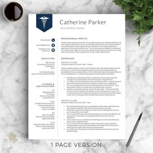 Doctor Nursing Resume Template The Catherine Nursing within sizing 1600 X 1600