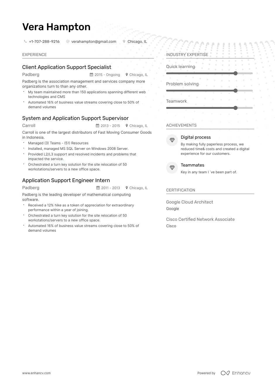 Download Application Support Resume Example For 2020 pertaining to proportions 940 X 1330