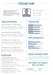 Duits En Nederlands Cv Template Voorbeeld Cv Sjabloon with regard to measurements 1240 X 1754