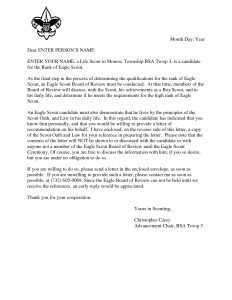 Eagle Scout Parent Letter Of Recommendation Form Debandje in dimensions 1275 X 1650