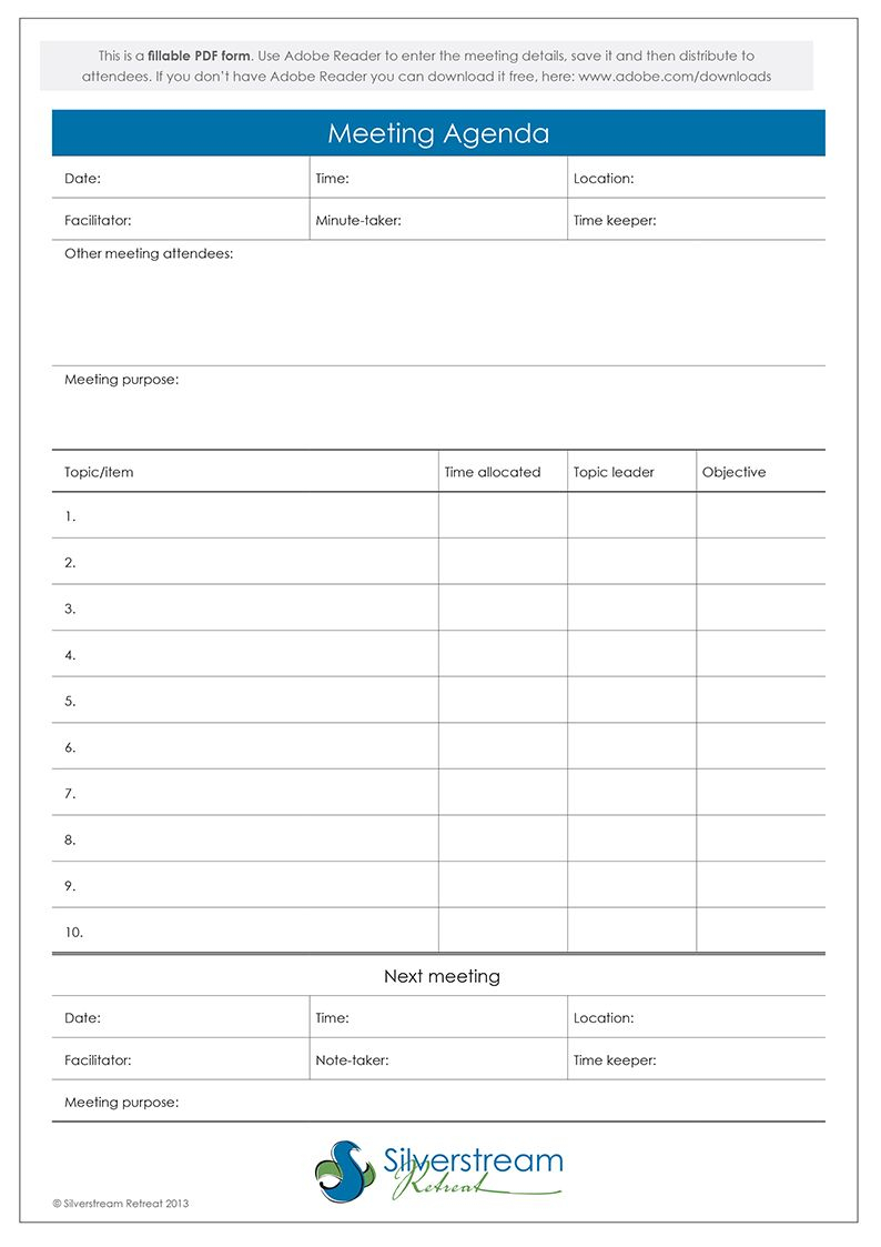 Effective Meeting Agenda Template Meeting Agenda Template throughout sizing 794 X 1123