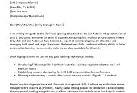 Elementary Teacher Cover Letter Example Writing Tips throughout measurements 800 X 1132