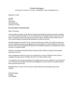 Employee Recommendation Letter From Manager Debandje intended for size 603 X 715