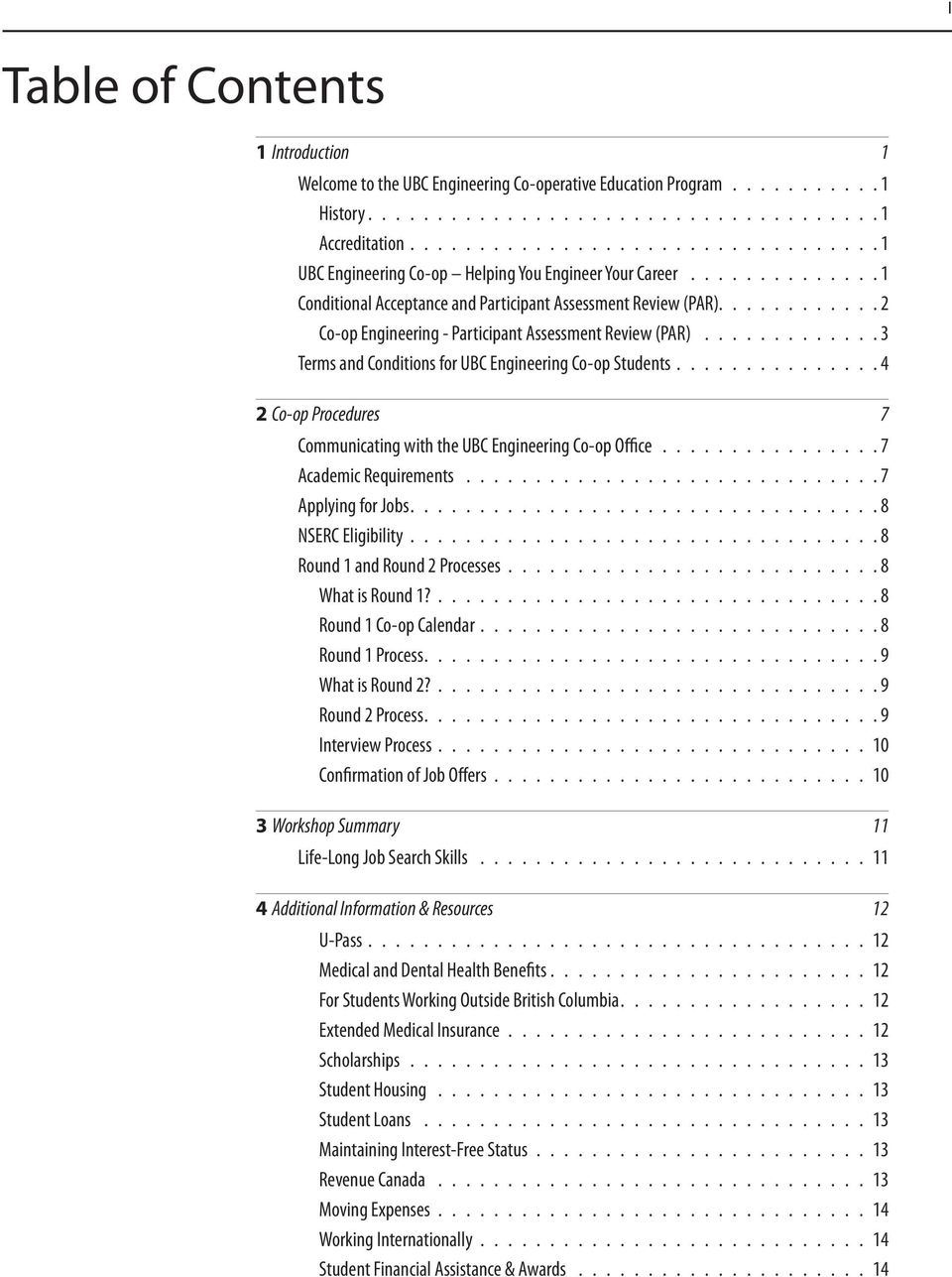 Engineering Co Op Program Student Handbook Pdf Free Download with measurements 960 X 1287