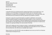Engineering Cover Letter Entry Level Enom regarding sizing 1000 X 1294