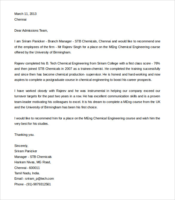 Engineering Letter Of Recommendation Menom in sizing 585 X 670