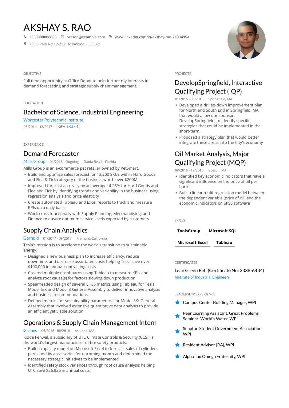 Engineering Resume Examples And Skills You Need To Get Hired pertaining to dimensions 940 X 1330