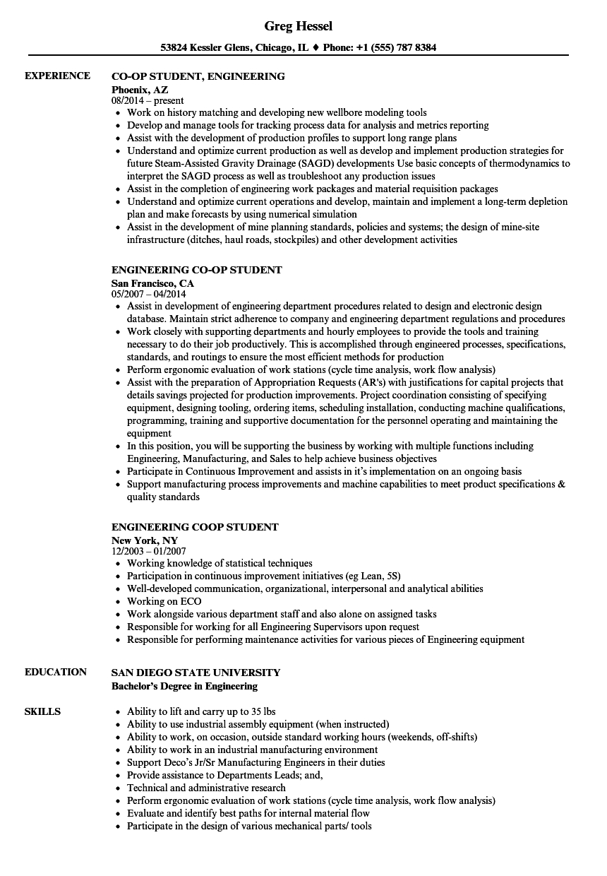 Engineering Student Resume Samples Velvet Jobs regarding sizing 860 X 1240