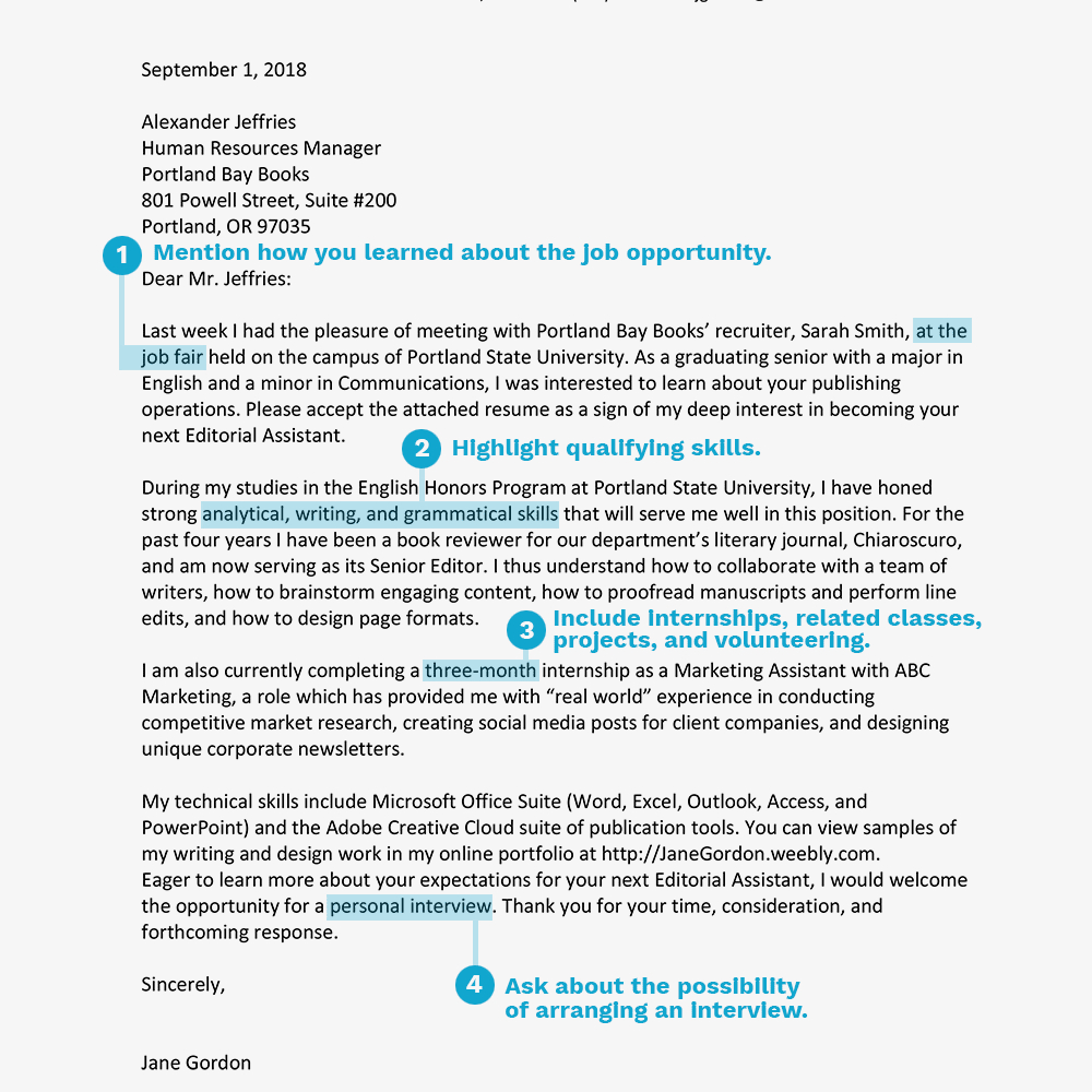 Entry Level Cover Letter Examples And Writing Tips inside measurements 1000 X 1000